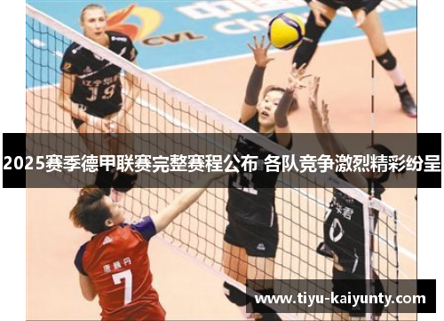 2025赛季德甲联赛完整赛程公布 各队竞争激烈精彩纷呈