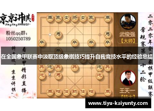 在全国象甲联赛中汲取顶级象棋技巧提升自我竞技水平的经验总结