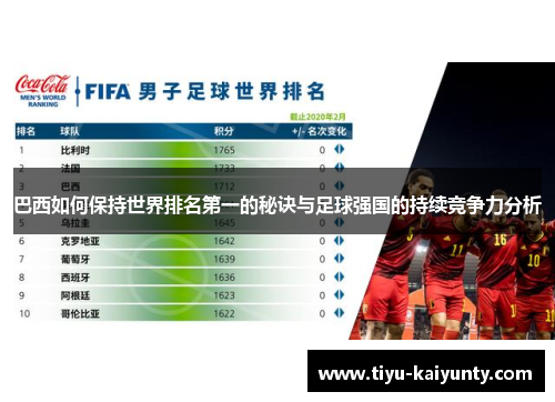 巴西如何保持世界排名第一的秘诀与足球强国的持续竞争力分析